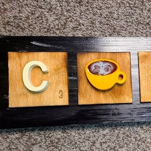 Coffee Scrabble - Yellow